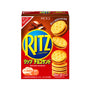 Holiday Treat Extravaganza, Christmas Crate (15 pcs): A festive red box featuring Ritz Chocolate Sandwich crackers with cracker and chocolate images, plus bilingual Japanese and English packaging—perfect for your holiday snacking!. thumbnail 2