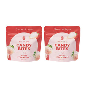 White Strawberry Japanese Candy Bites 0.75oz (2-Pack)