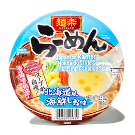 Hikari Menraku Ramen Bowl: Hokkaido-Style Kaisen Seafood