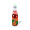 Hata Ramune Watermelon soda in a bottle on a white background.