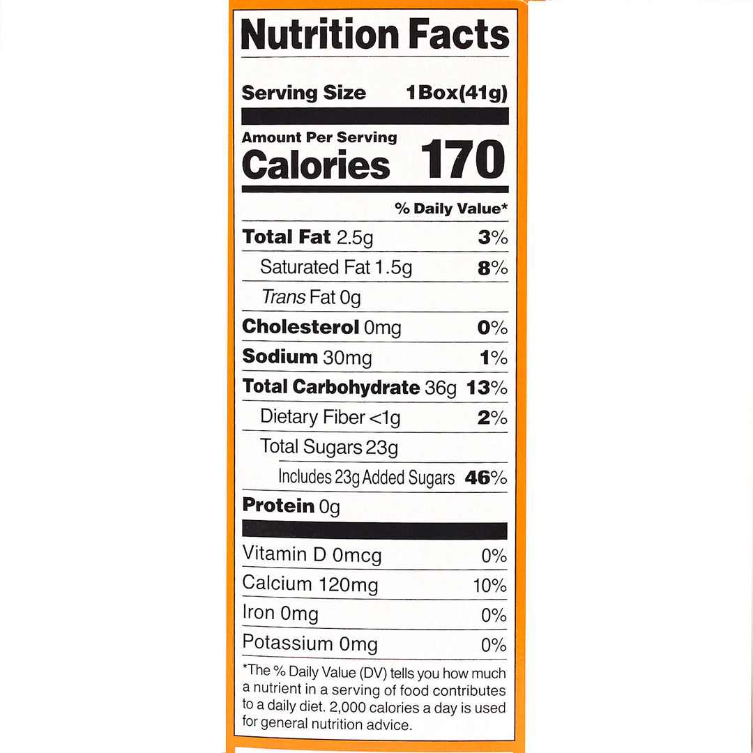 The Bokksu Market DIY Candy Kit Pack (6-Pack) nutrition facts label indicates 170 calories per serving. With 2.5g of total fat, 23g of sugars, and 3g of protein, it's ideal for your homemade candy kit adventures. Plus, it includes percentages for daily values to assist you in crafting your candies at home.