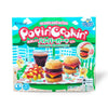 A box of Kracie Popin Cookin DIY Candy: Hamburger with burgers and fries.