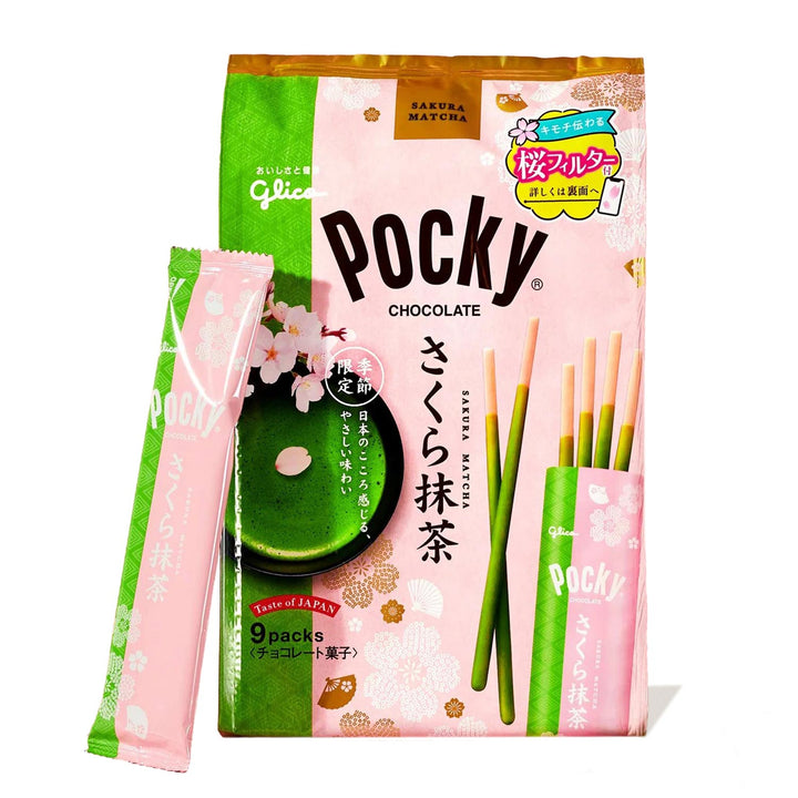 Glico Pocky: Cherry Blossom Matcha thumbnail 1