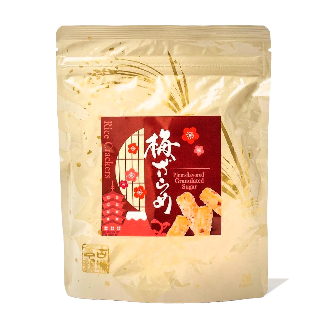 Watanabe Craft Rice Cracker:  Ume Plum & Granulated Sugar