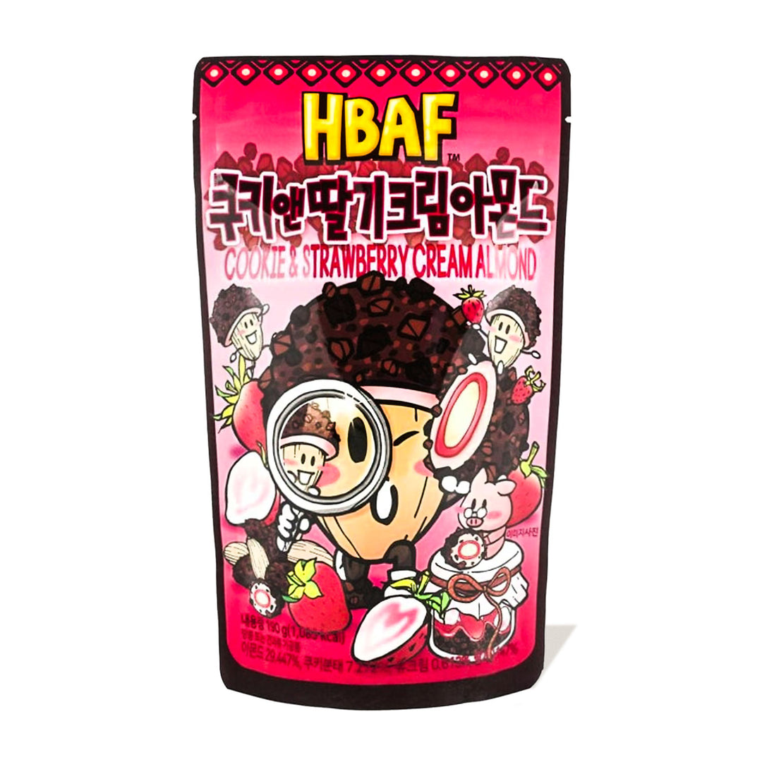 HBAF Korean Style Almonds: Strawberry Cookies & Creme