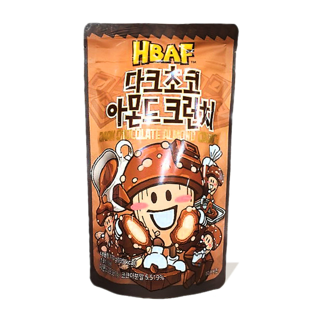 HBAF Korean Style Almonds: Dark Chocolate