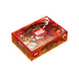 The Fiery Flavor Crate (Medium) is a rectangular box with red chili pepper graphics, fiery designs, and a bold “may contain soybeans or wheat” warning—perfect for spicy food challenges. thumbnail 1