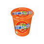 An orange Samyang instant ramen cup with blue and white Japanese text and noodle images—an ideal Japanese snack to enjoy or add to your Conbini Treats Box. thumbnail 6