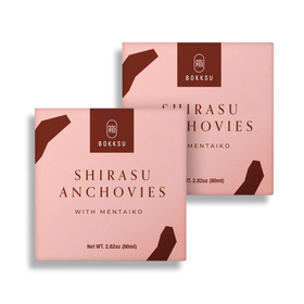 Bokksu Tinned Shirasu Anchovies with Cod Roe (2-Pack)