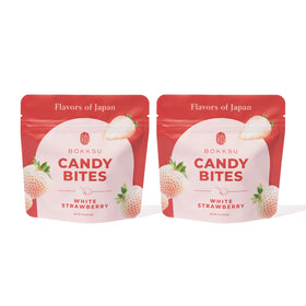 White Strawberry Japanese Candy Bites 0.75oz (2-Pack)