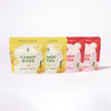 Two packs of Japanese Candy Bites Duo Pack 2-Pack (0.75oz) featuring White Strawberry and Sour Yuzu flavors are displayed against a plain white background.