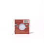 A red Bokksu Spicy Japanese Sardines box with fish and shrimp illustrations, a barcode, a round window displaying the sardines, plus text featuring instructions and nutritional info. thumbnail 5