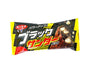 A packaged Black Thunder chocolate bar with Japanese text, featuring an image of its crispy chocolate interior on the wrapper—an ideal treat for Japanese snack enthusiasts or to include in your Dagashi Snack Crate - 30-Piece Japanese Snack Variety Box with Candy, Chocolate, Cookies, Mochi &amp; Ramune Treats. thumbnail 9