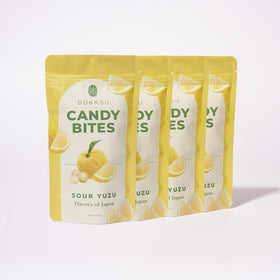 Sour Yuzu Japanese Candy Bites 1.5oz (4-Pack)