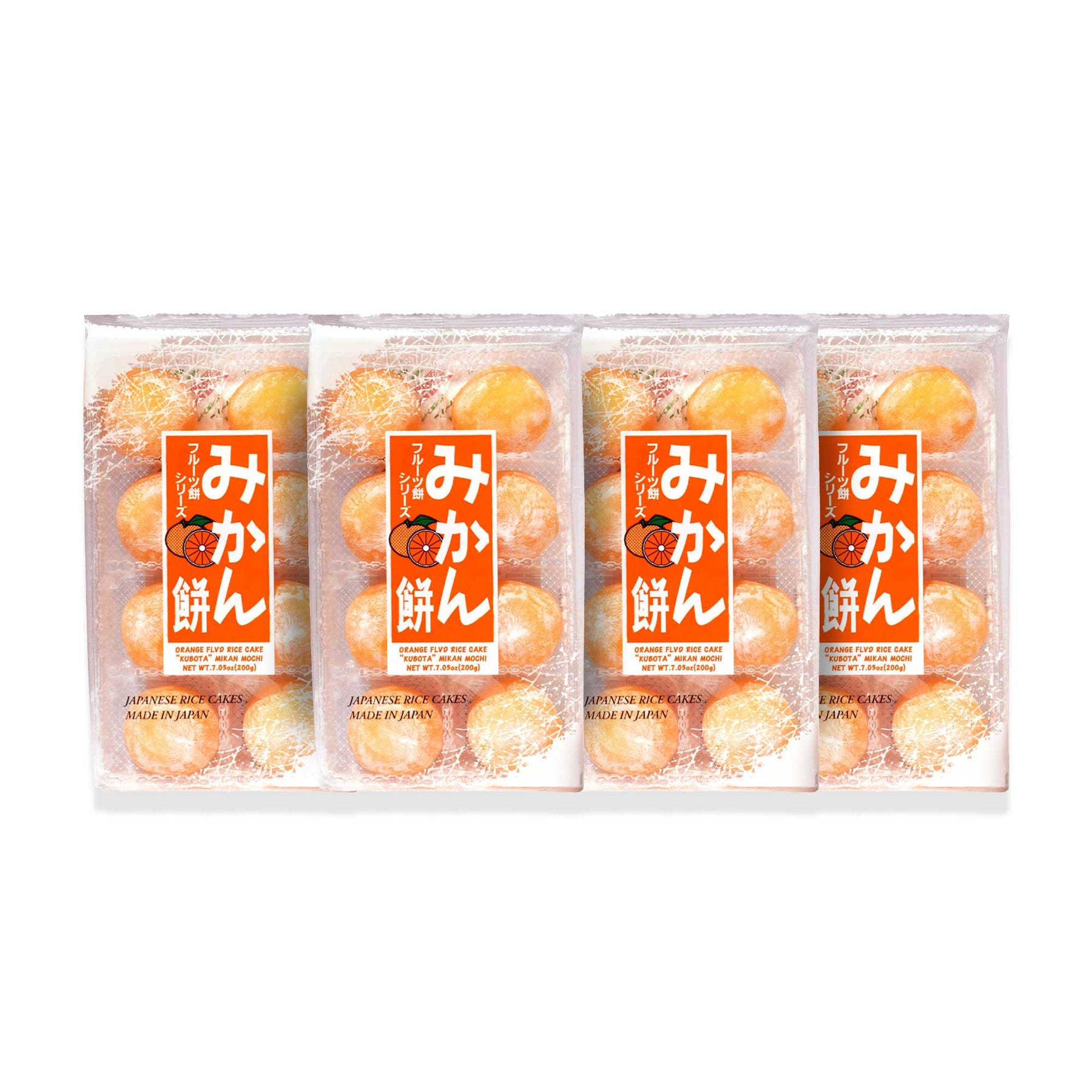 Kubota Daifuku Mochi Mikan Orange 4 Pack 7813