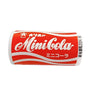 A small red can labeled "Mini Cola" with white script and Japanese text, featuring a barcode on the side—this iconic Japanese candy is a popular treat often included in the Dagashi Snack Crate, a 30-piece variety box featuring classic Japanese snacks like candy, chocolate, cookies, mochi, and Ramune treats. thumbnail 11