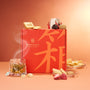 A Bokksu Snack Box: Seasons of Japan sits among assorted Japanese snacks and a steaming glass of tea, inviting you to experience Japan& thumbnail 2