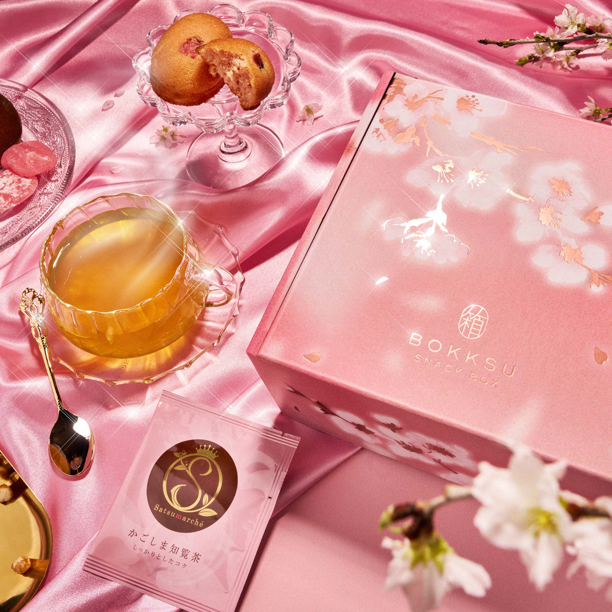 March'26 Bokksu: Sakura Silk Lounge