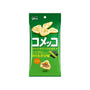 A green bag of Glico Okome Snack, filled with rice crackers in nori wasabi flavor and adorned with Japanese text, makes a tasty complement to the Dagashi Snack Crate – a 30-piece Japanese snack variety box featuring candy, chocolate, cookies, mochi, and ramune treats – perfect for anyone eager to explore unique Japanese snacks. thumbnail 7