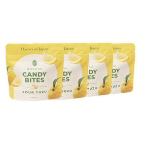Sour Yuzu Japanese Candy Bites 0.75oz (4-Pack)
