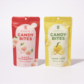 Japanese Candy Bites Duo Pack (1.5oz): White Strawberry & Sour Yuzu