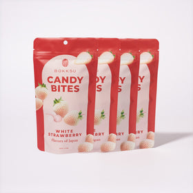 White Strawberry Japanese Candy Bites 1.5oz (4-Pack)