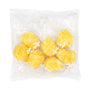 Six breaded chicken nuggets in clear, sealed plastic packaging on a white background—perfect to pair with Doki Doki Snack Mix: Japan Mochi Puffs for a delightful snack experience. thumbnail 4