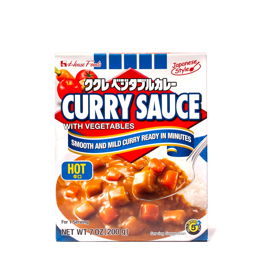 House Curry Sauce with Vegetables: Hot