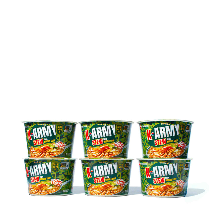 Nongshim Ramen Bowl: Korean Army Stew Budae Jjigae (6-pack) - pack of 6. thumbnail 1